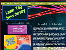 Tablet Screenshot of lasertagnewjersey.com